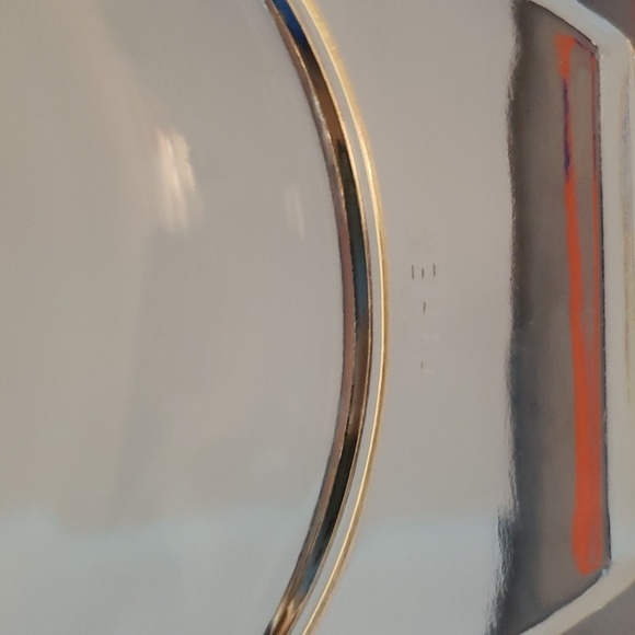 Vintage 1950s Pyrex pink and white Daisy divided casserole dish with divided lid - Picture 5 of 12